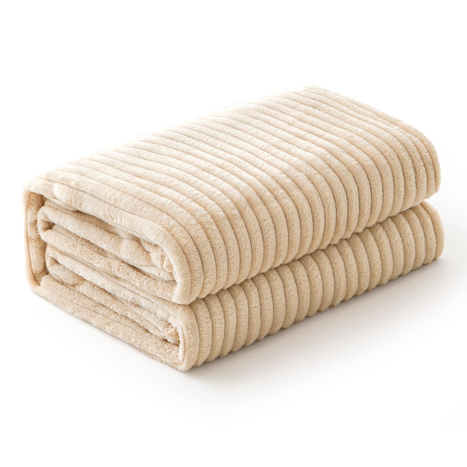 Coperta Pile EMEMA 170x210cm - Morbida, Vellutata, Per Divano E Letto, Verde Chiaro, Lavabile In Lavatrice - Foto 4