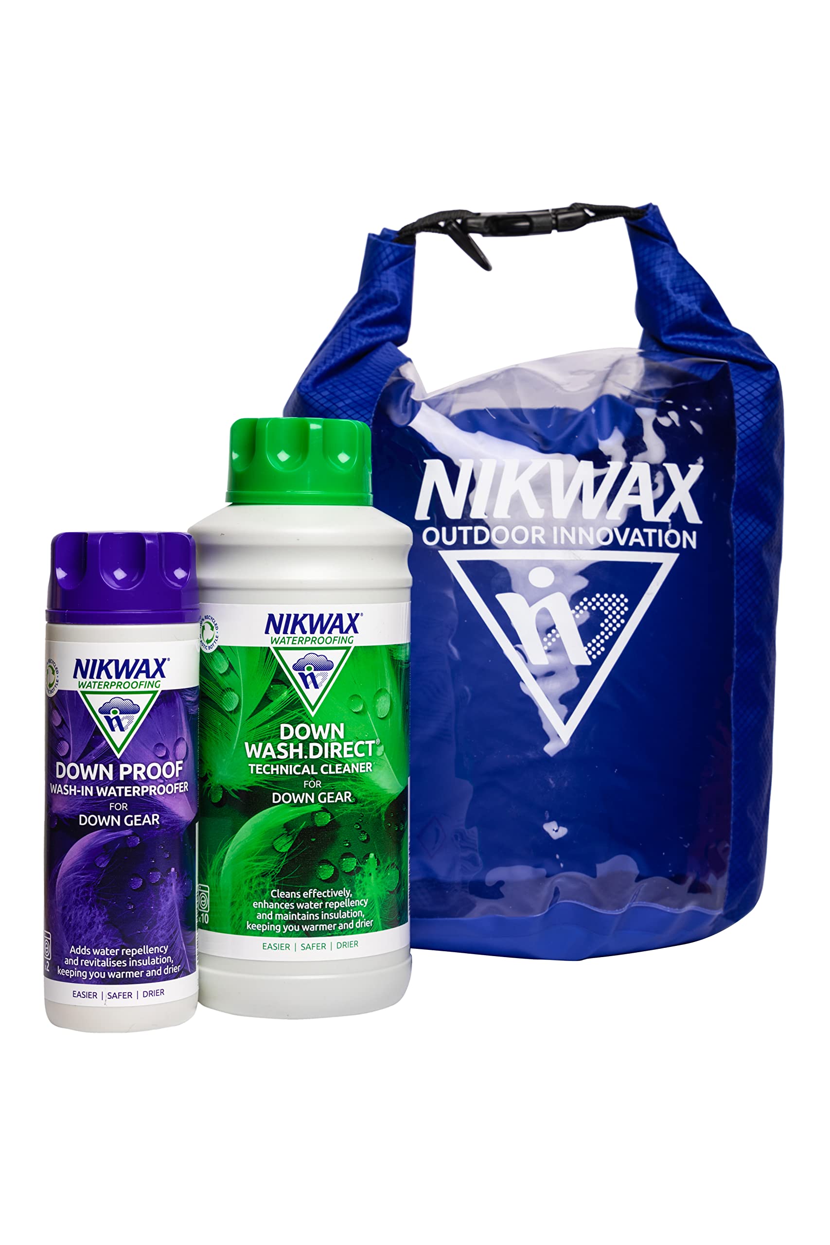 Nikwax Down Care Kit For Cleaning Washing And Waterproofing Down