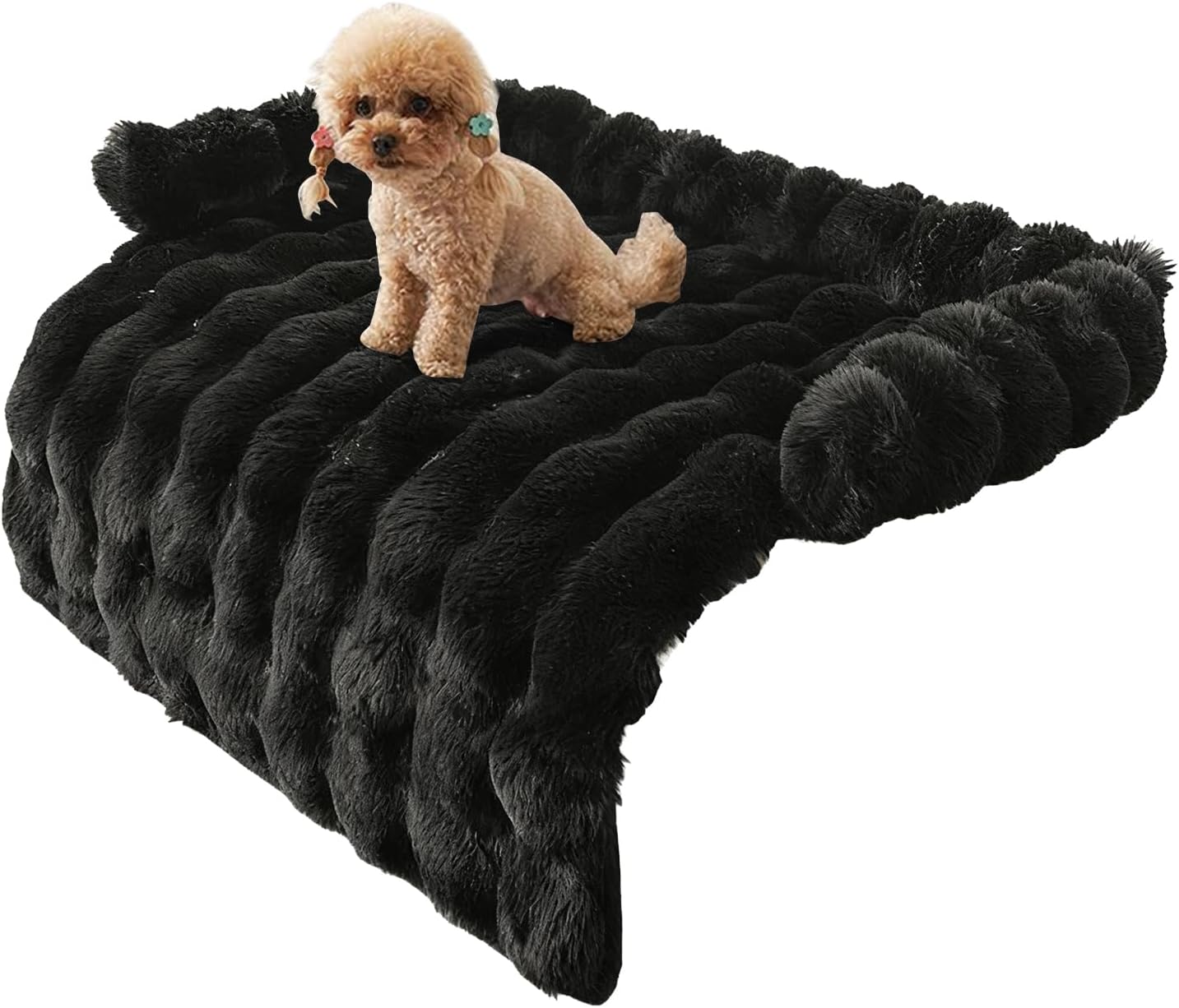 Calming Dog Couch Bed, Raised Edge Furniture Protector for Pets, Soft and Dog Bed for Home, Apartment, Living Room, Kitchen, Nursery Providing Daily Rest and Relaxation