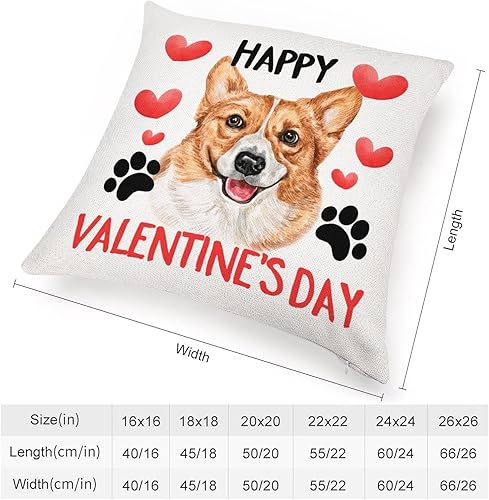 Miniatura 2 de Fundas de almohada para el día de San Valentín decoración del día de San Valentín funda de almohada cuadrada para perro regalo para amantes de los