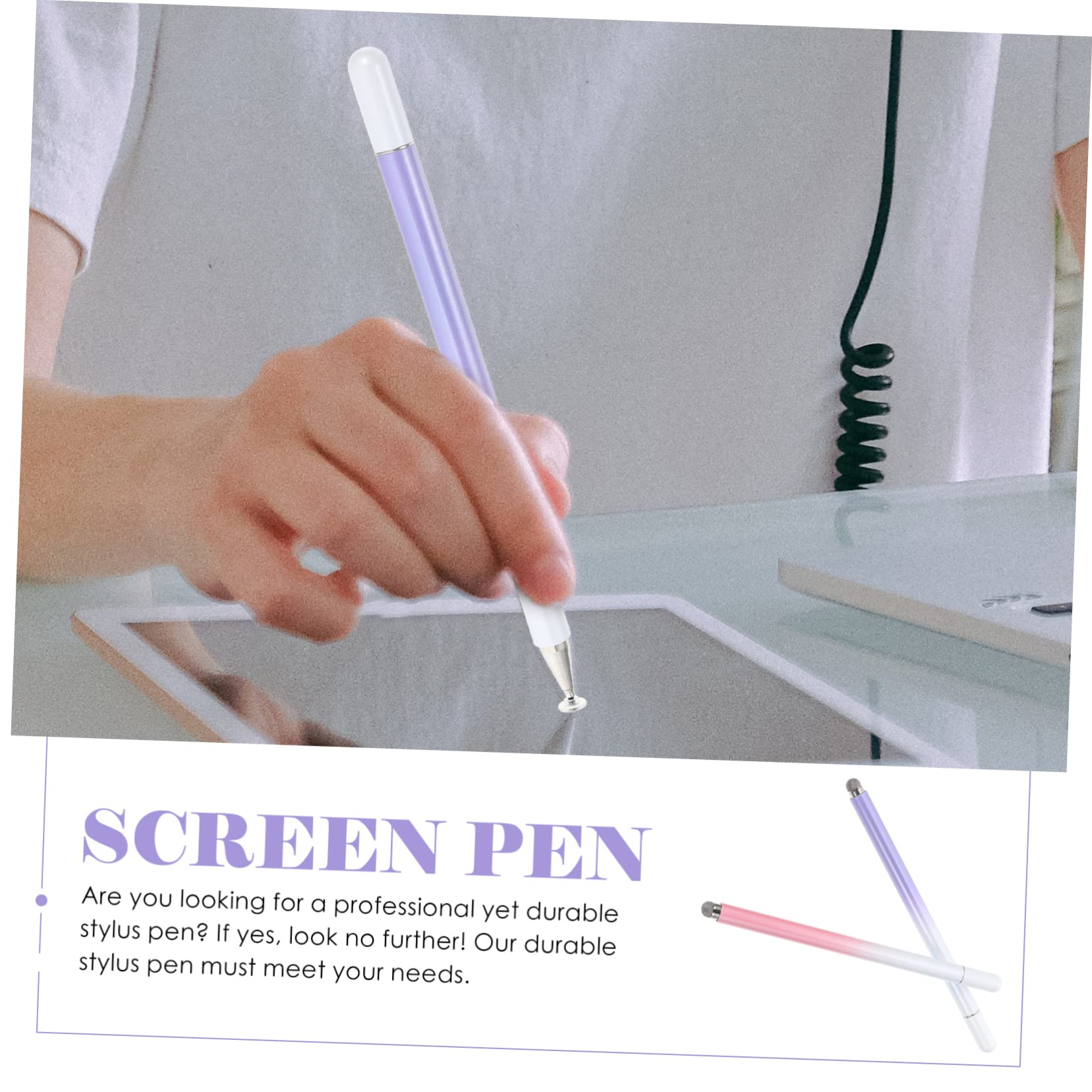 Uonlytech 6stücke Magnetische Kapazitive Stylus Stifte Mit Sensitiver Spitze Für Touchscreen-geräte Kompatibel Mit Und Farbverlauf