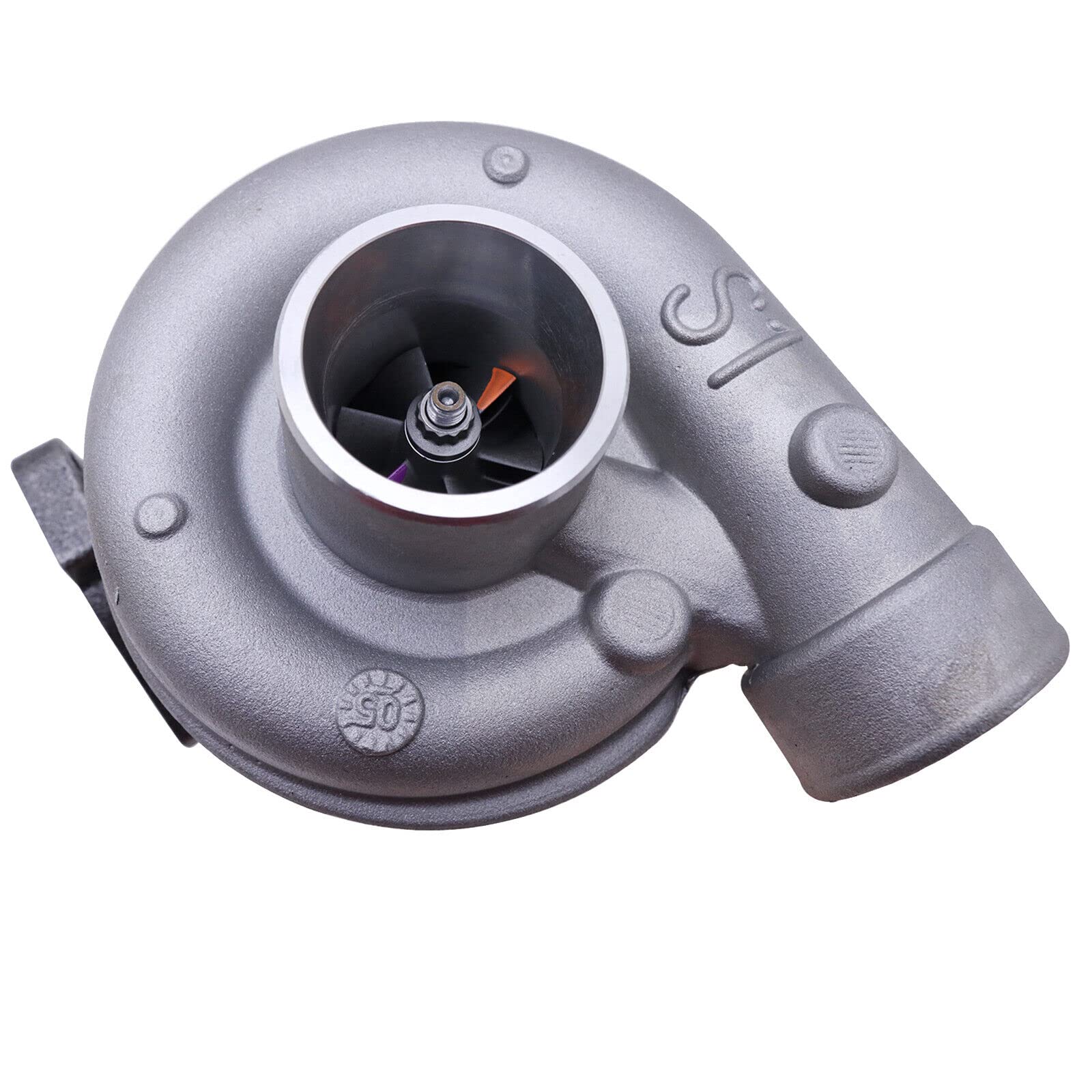 Autodevil T76 Universal Turbo Turbocharger With Flange T4, Turbo Charger Compatible With AR.96 600-1000HP Boost For V8 Cars For Above 3.5L Engines