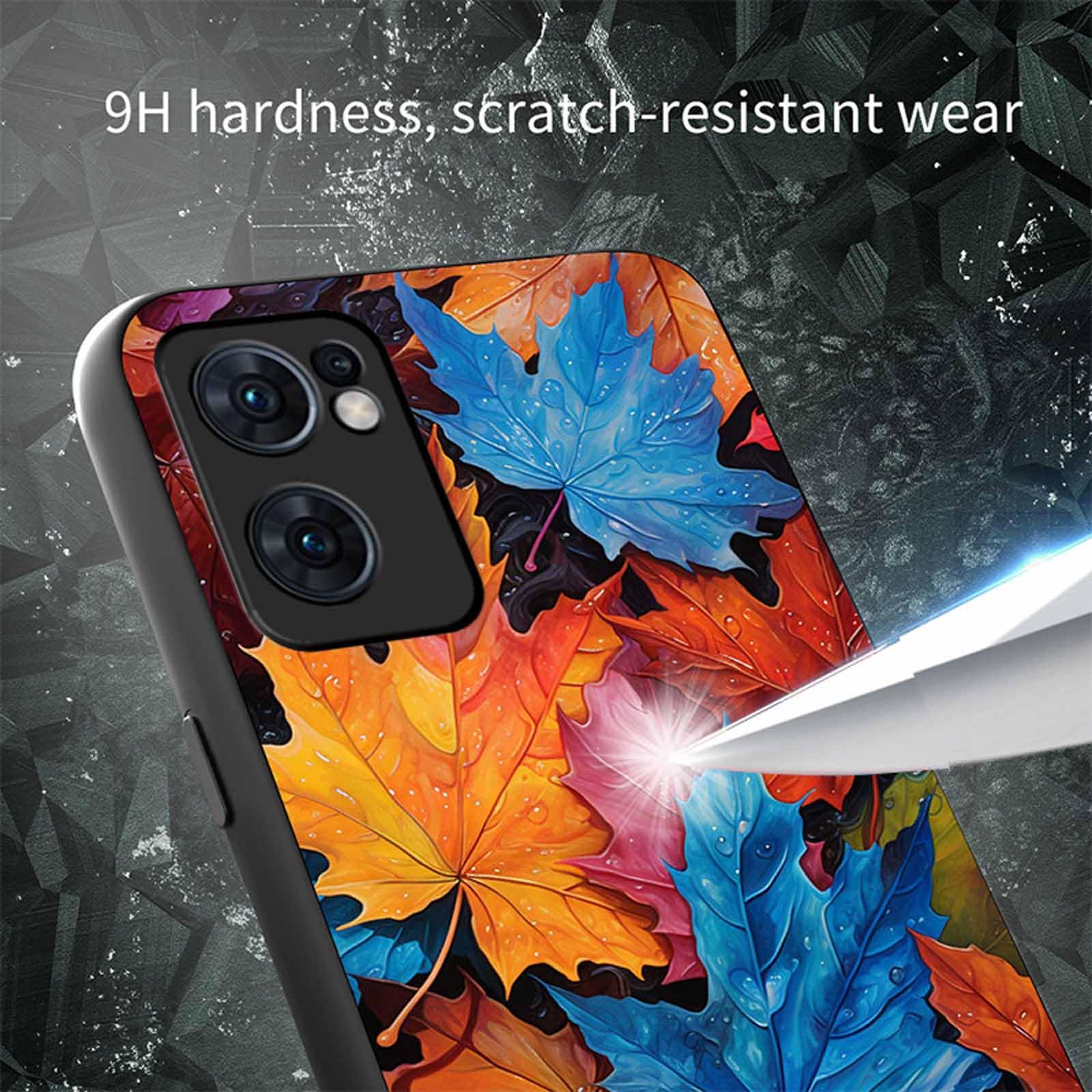 ZXLZKQ per Oppo Find X5 Lite Cover + Vetro Temperato