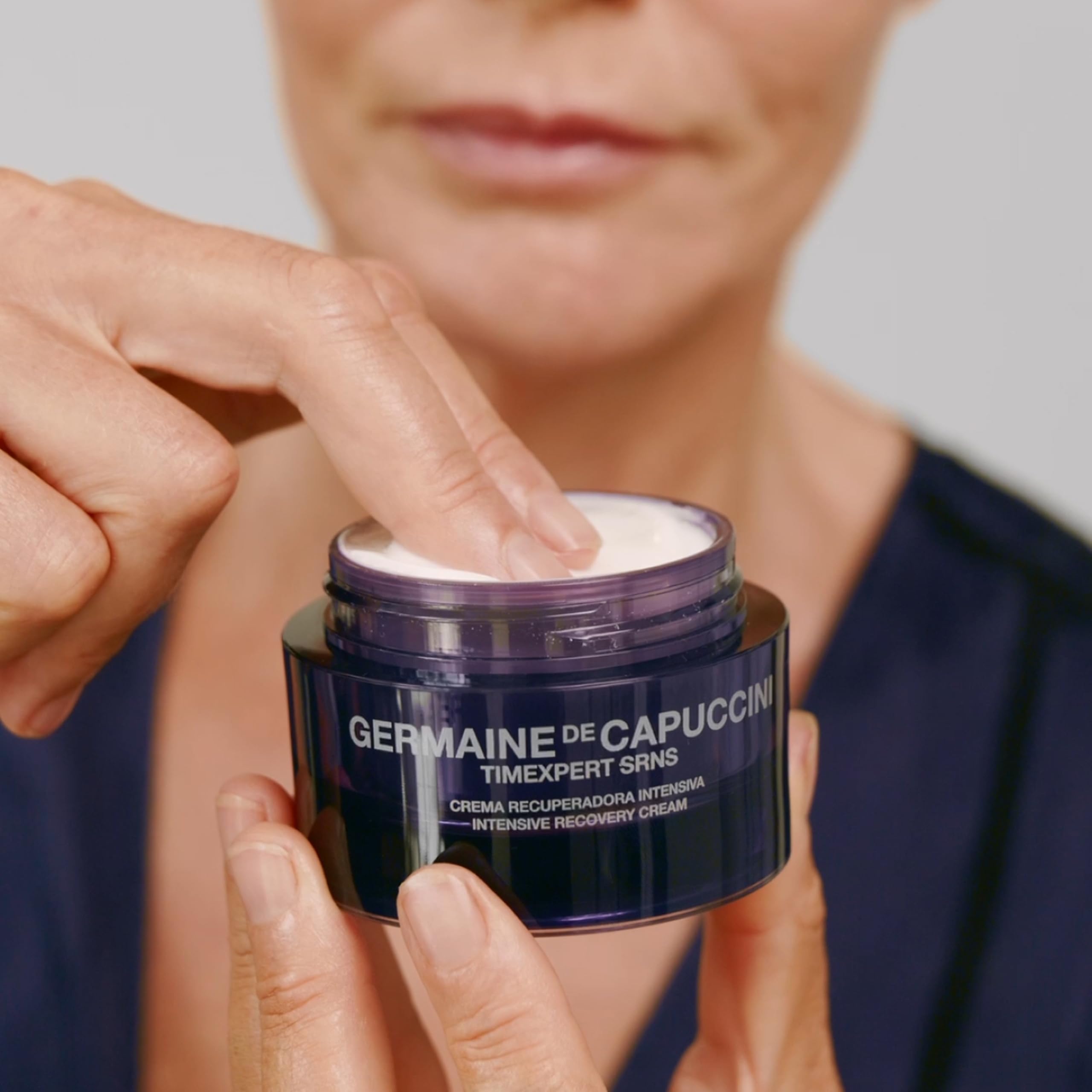 Germaine de Capuccini - Timexpert SRNS - Crema Recuperadora Intensiva 50 ml - Revitaliza y Fortalece Piel Madura - Alta Pureza de Colágeno y Ácido Hialurónico - Efecto Relleno y Anti-Edad Profundo