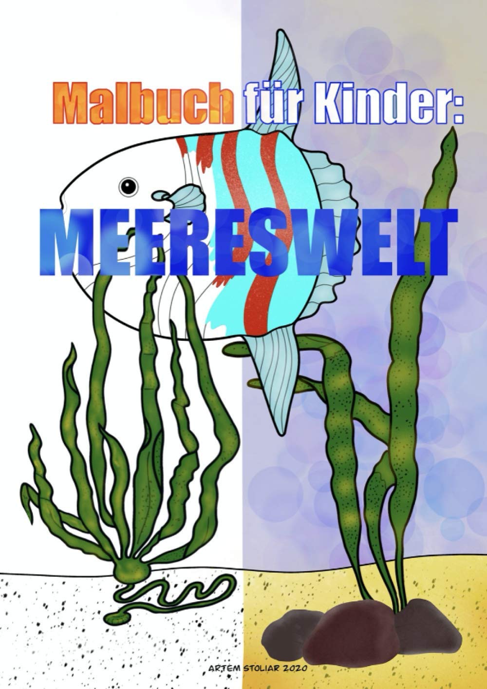 Malbuch für Kinder: Meereswelt