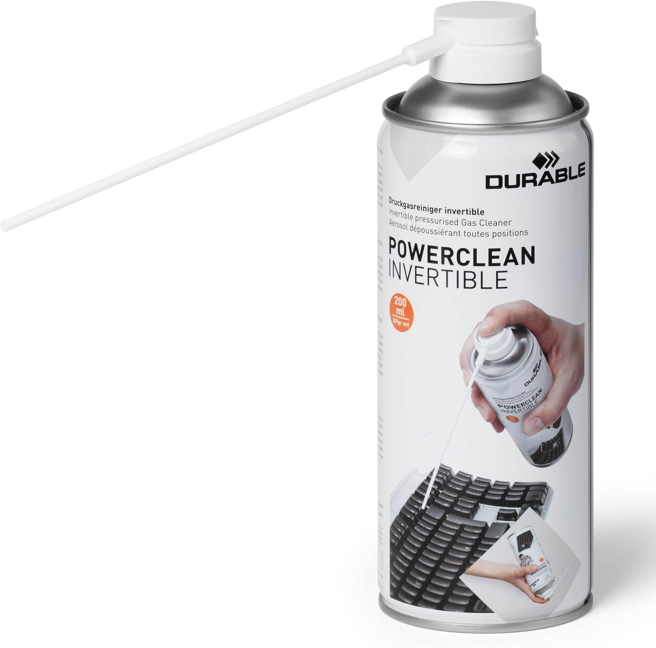 DURABLE POWERCLEAN INVERTIBLE AIR DUSTER