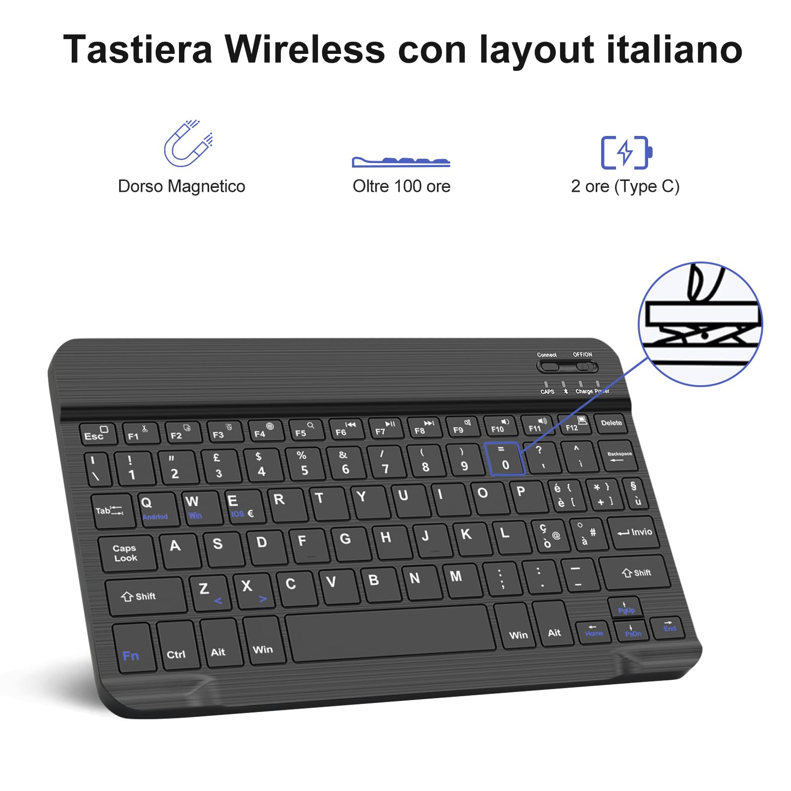 Custodia Tastiera per iPad Air 11 Pollici M2 2024 con Mouse Bluetooth Ricaricabile, Protettiva Cover con QWERTY Tastiera Magnetica Staccabile e Portapenna per iPad Air 6a Gen 11 Pollici, Verde Scuro Custodia Tastiera per iPad Air 11 Pollici M2 2024 con Mouse Bluetooth Ricaricabile, Protettiva Cover con QWERTY Tastiera Magnetica Staccabile e Portapenna per iPad Air 6a Gen 11 Pollici, Verde Scuro