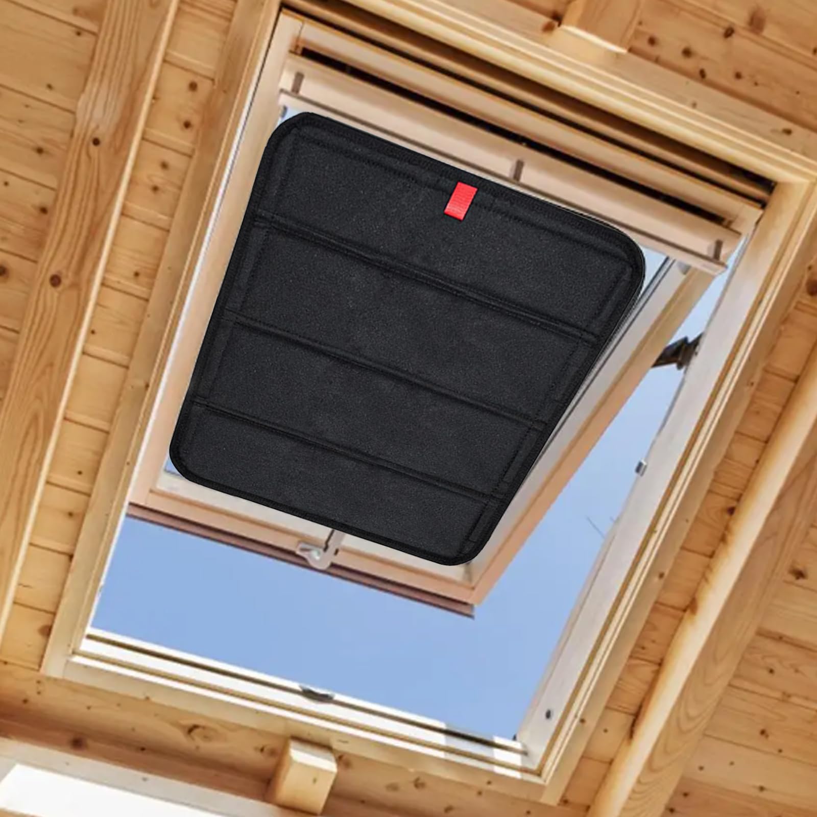 Parasole Magnetico Con Custodia Portaoggetti, Copertura Oscurante Termica Magnetica,Pieghevole E Resistente,Copertura Isolante Per Lucernario, Facile Da Installare, Parasole Per Bagno, Copertura Per