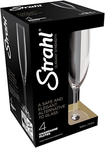 Strahl Vasos de Martini de policarbonato irrompible, diseño de alcohol transparente inastillable para cóctel, bar en casa, pub y restaurantes,