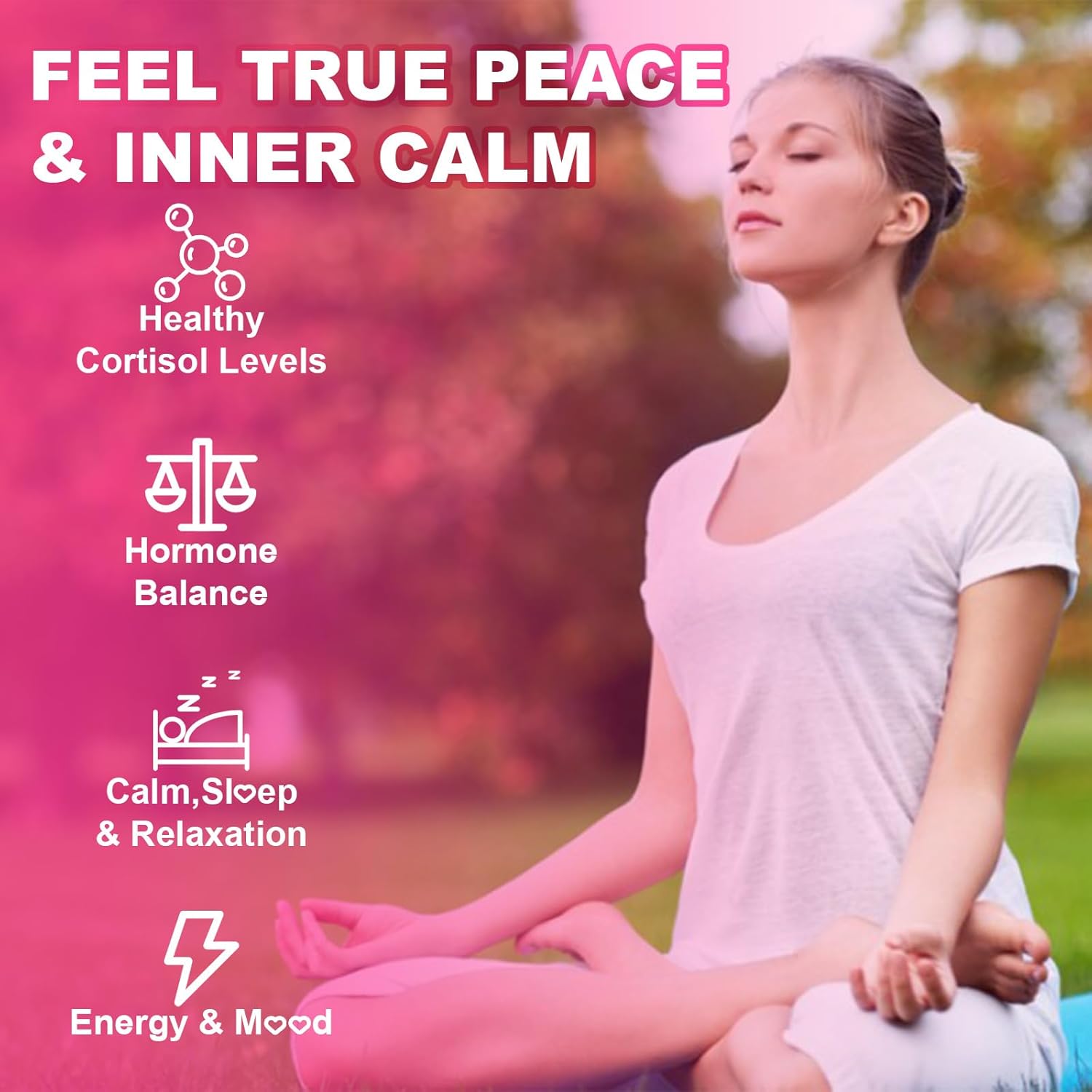 Cortisol Supplements for Women & Men, 13 in 1 Cortisol Detox, Cortisol Manager Reducer with Ashwagandha, Magnesium, L-Theanine, Cortisol Balance Gummies-Hormone Balance, Focus, Calm, zzZ, 120 Cts - Image 5