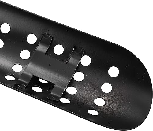 Miniatura 5 de Motoforti Protector térmico universal para escape de motocicleta, agujero de hierro cromado con aislamiento térmico, cubierta de silenciador con