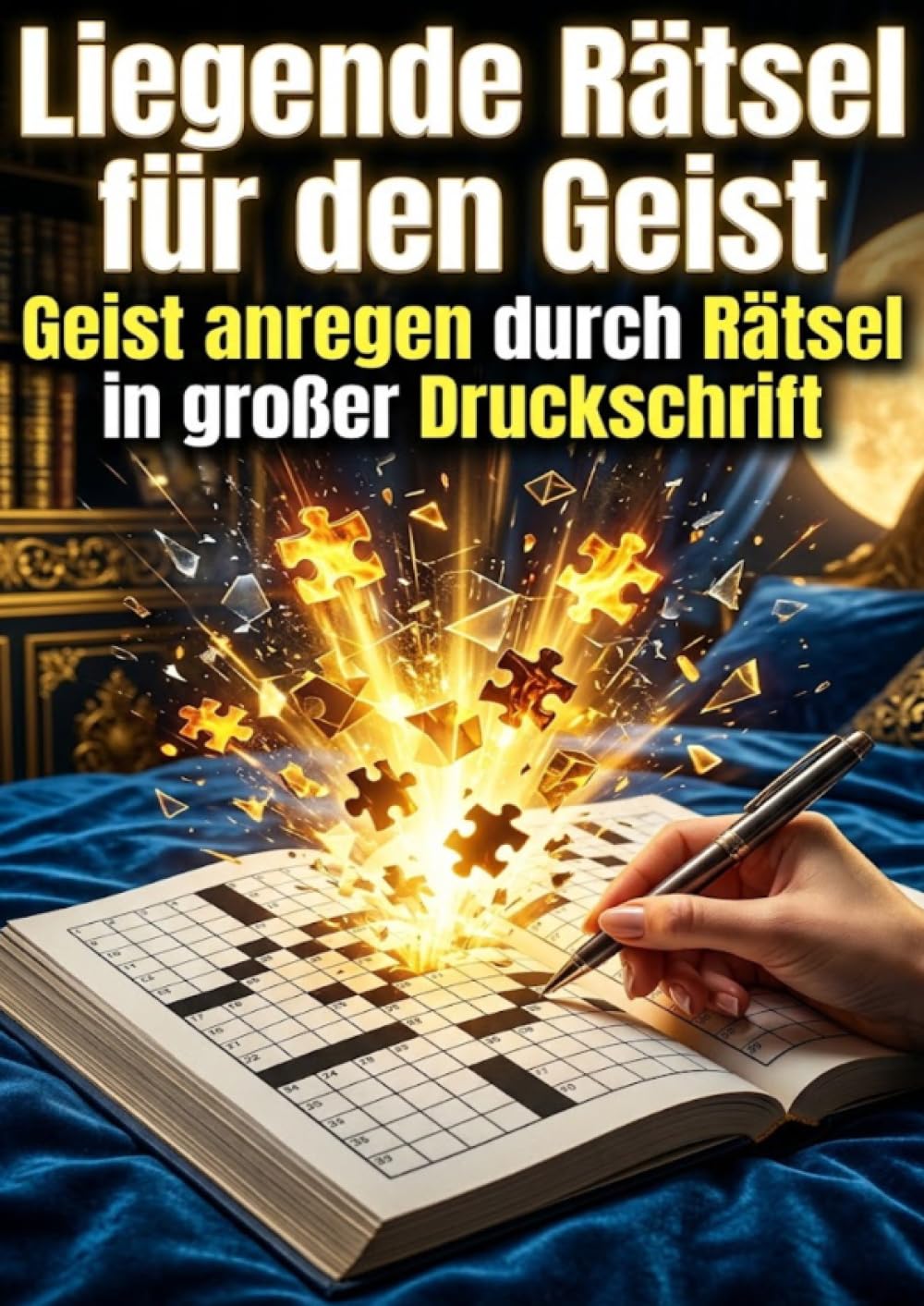 Liegende Rätsel für den Geist: Geist anregen durch Rätsel in großer Druckschrift
