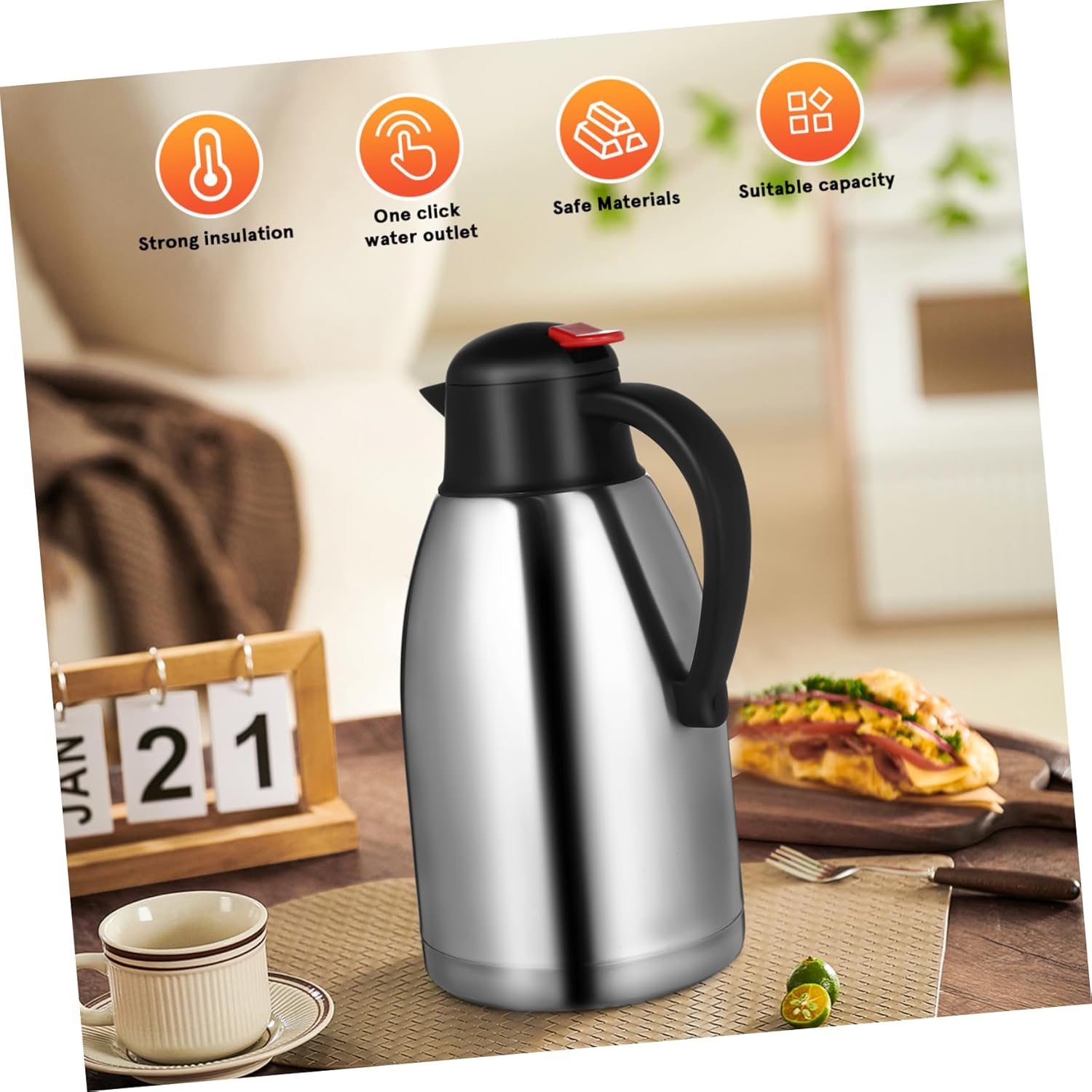 Thermal Insulation Kettle Stainless Steel Flask Insulated Lunch Containers