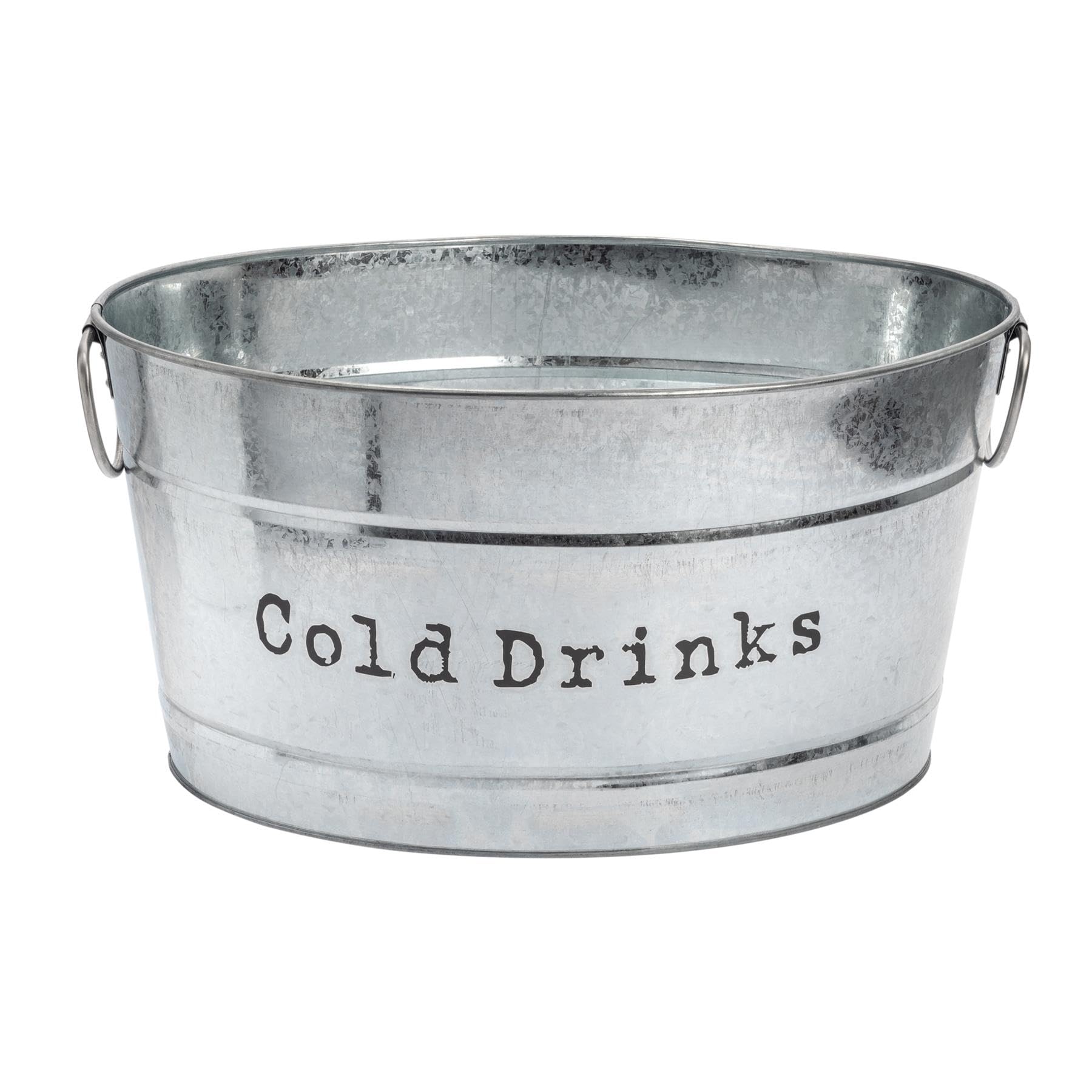 Harbour Housewares Silver Vintage Drinks Bucket