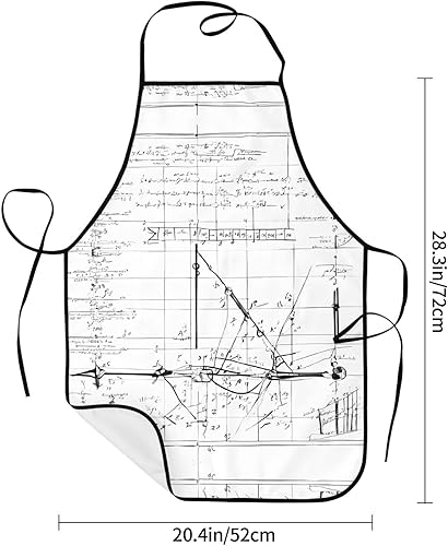 Miniatura 6 de Math Geometry Geek Calculus Apron,Printed Apron, Chef Pron,Home Cooking Apron