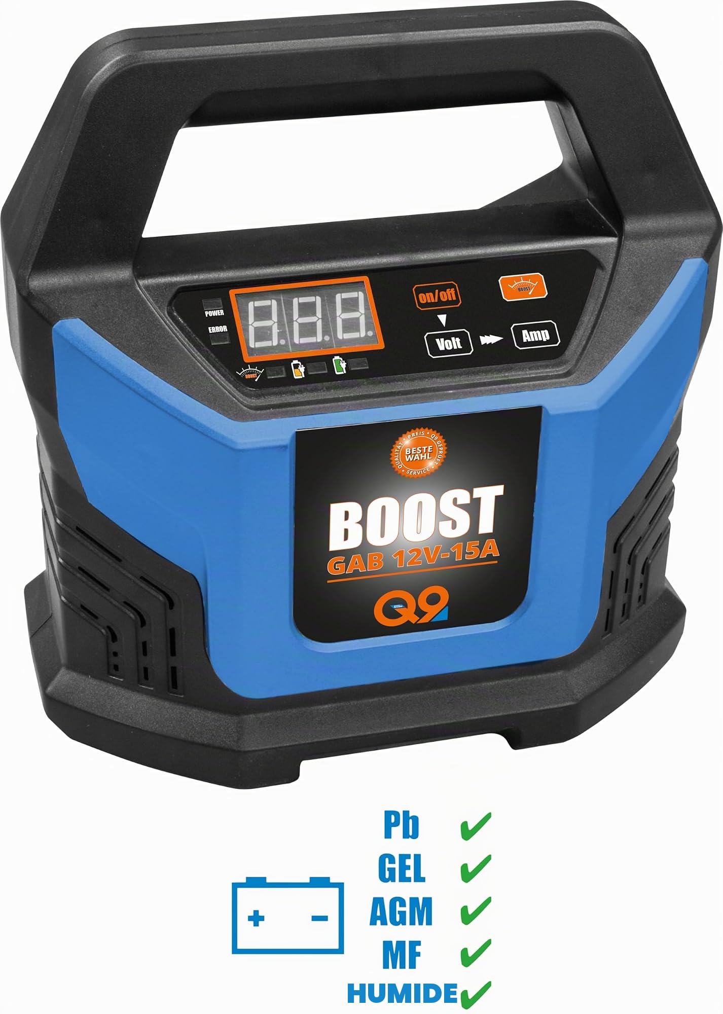 Chargeur automatique, Contrôleur de batterie, Chargeur, Booster de tension de charge, Système de démarrage rapide Guede