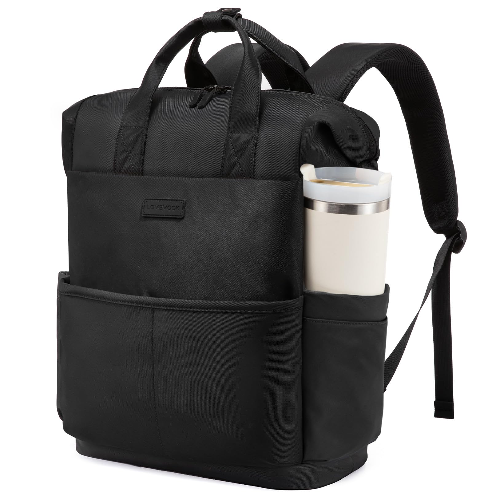 LOVEVOOK Rucksack Damen Laptop Rucksäcke mit Laptopfach 15.6 Zoll Schulrucksack Schultasche Backpack Tagesrucksack Wasserdicht für Schule Reise Uni Business