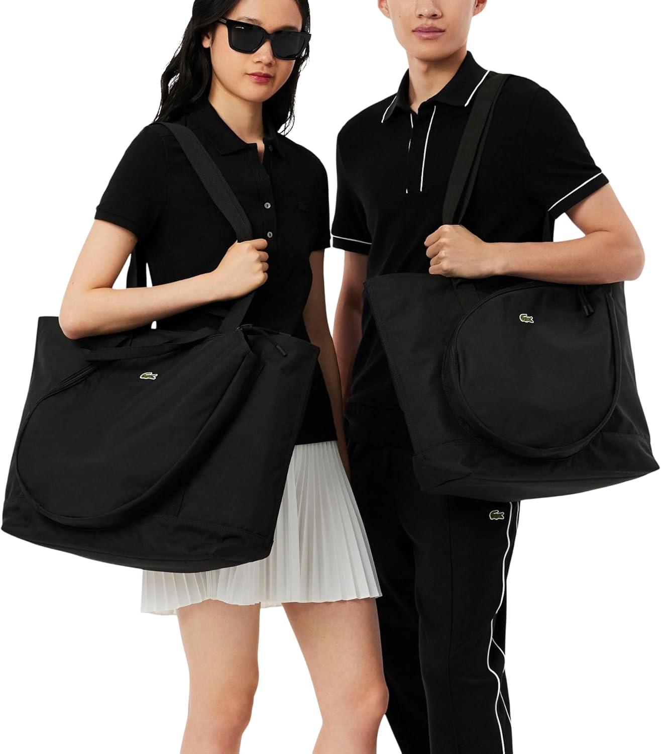 Lacoste Unisex Neocroc Tote, Noir, One Size - Image 2