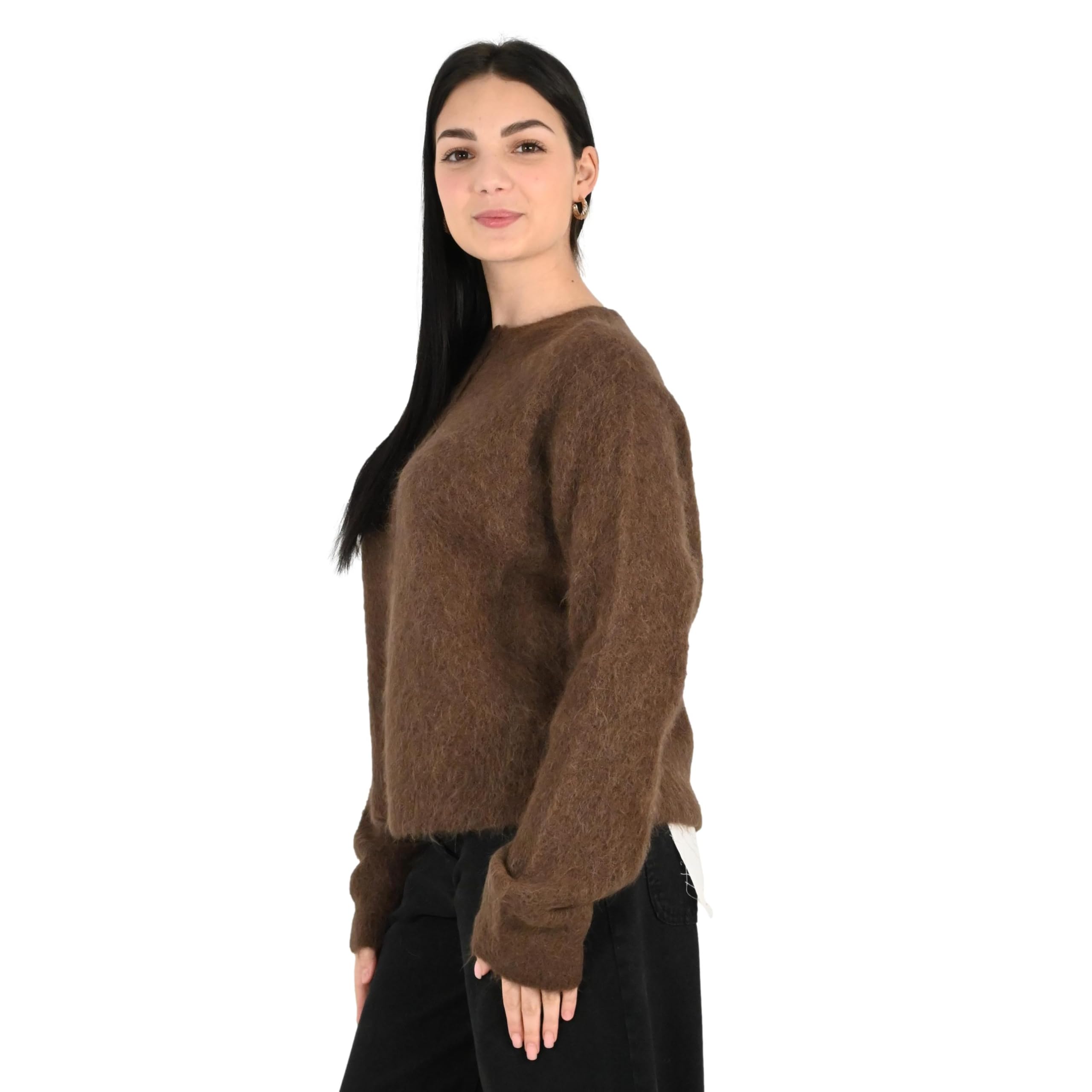 Kontatto cardigan donna moro 3M0866C