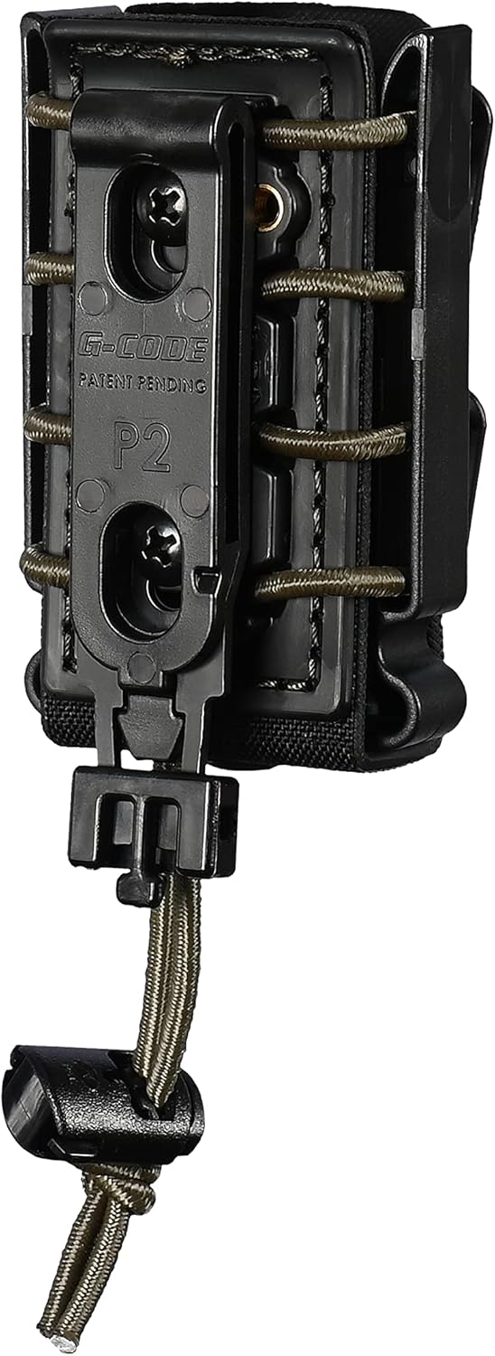 Soft Shell Scorpion -Short- Pistol Mag Carrier with P2 Operator Belt Mount Clip