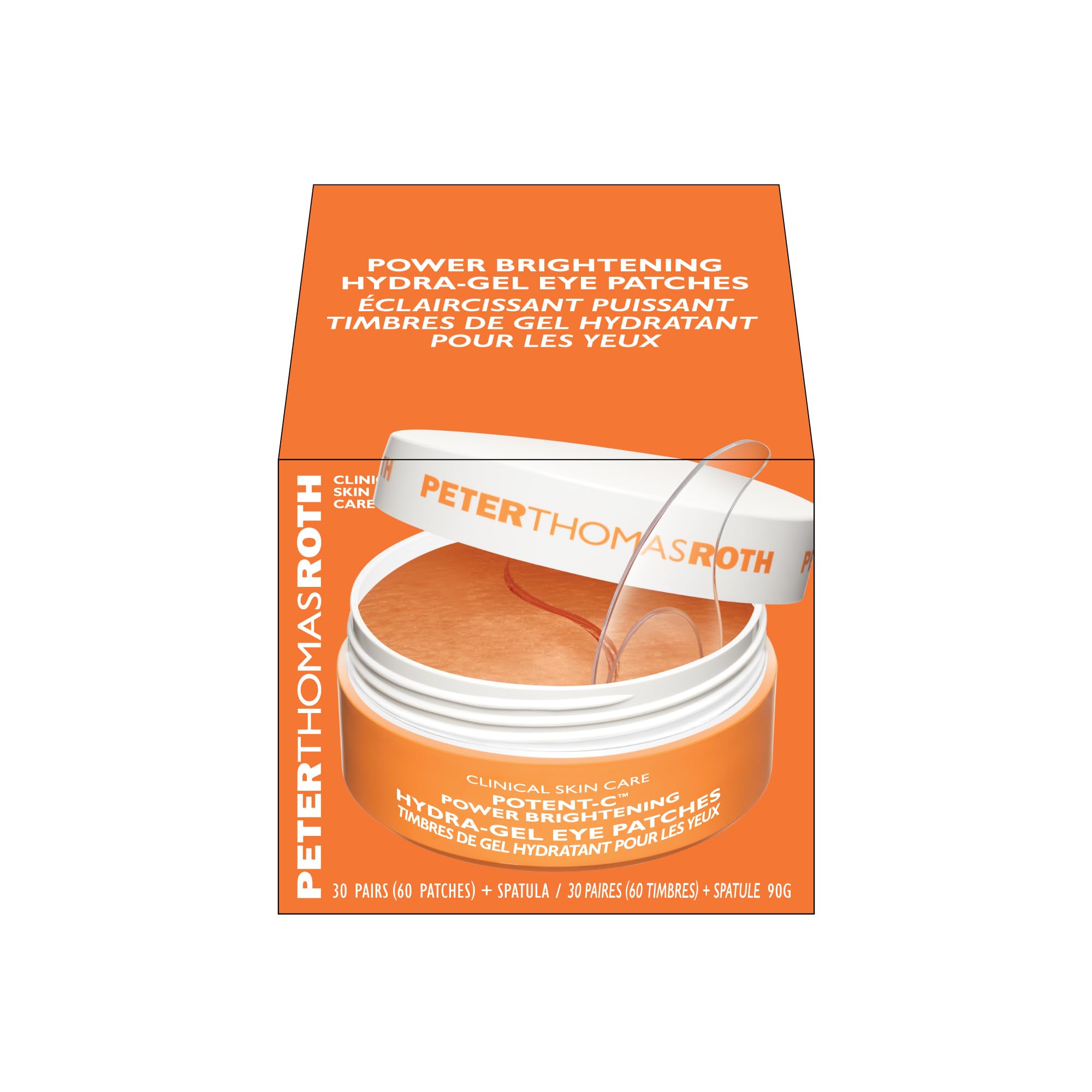 Peter Thomas Roth | Potent-C™ Power Brightening Hydra-Gel Eye Patches | Eye Mask Patches for Under-Eye Bags and Fine Lines | Brightens The Look of Dark Circles