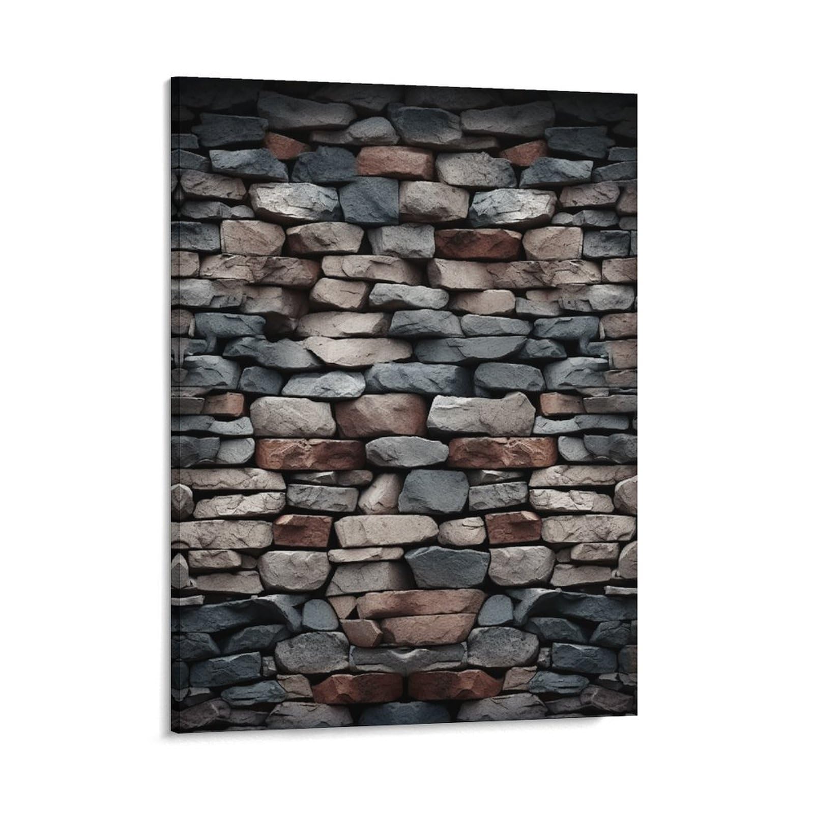 Adfgyerh Style Stone Wall Art Framed,Canvas Prints Ready To Hang Home Decor,Canvas Wall Art For Living Room Hallway Office Wall Decor 16X20inch(41X51cm)