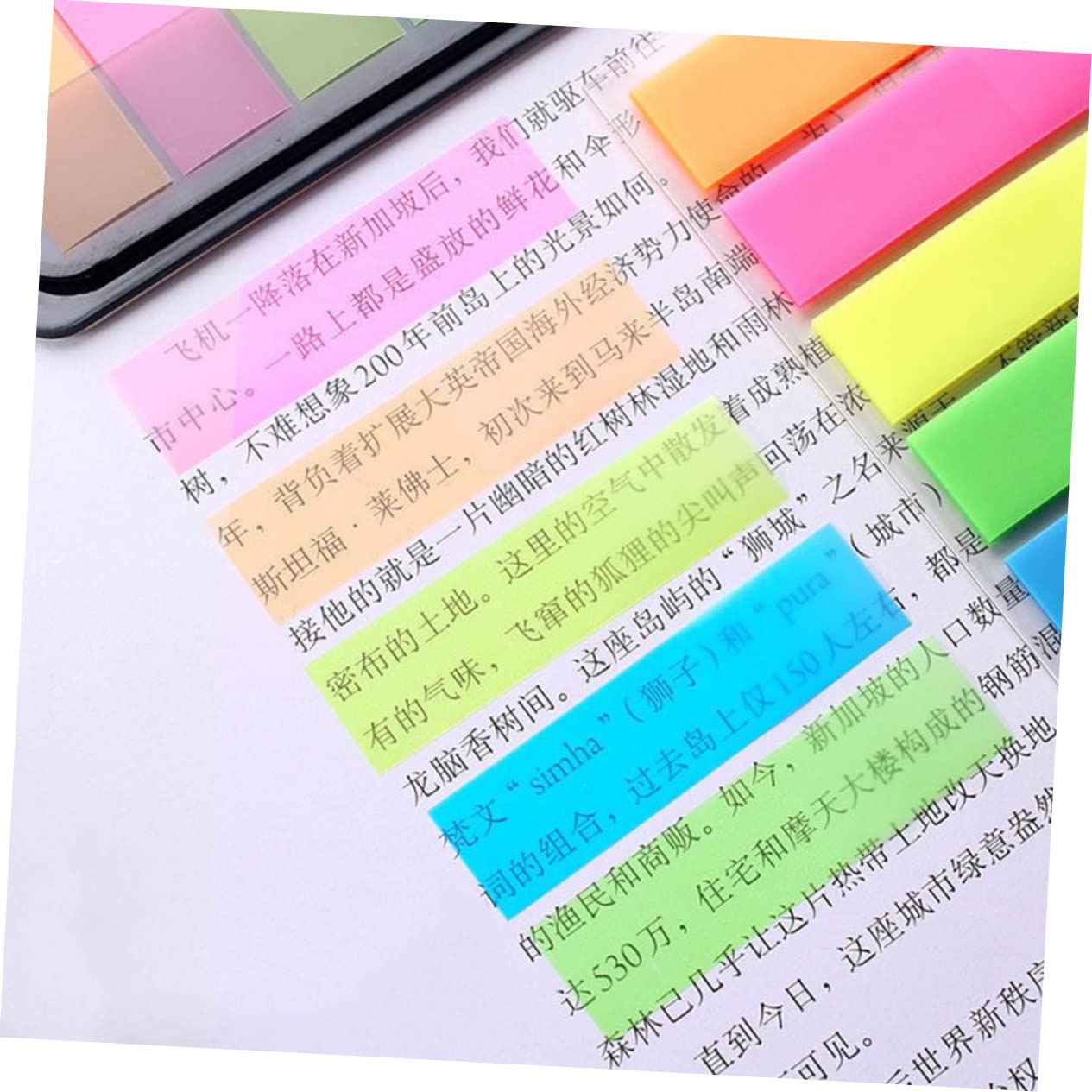 SHINEOFI 16pezzi Titolo Di Linguette Adesive Trasparenti Per Annotazioni Segnapagina Multi-funzione Per Scuola e Ufficio Pagine Totali Quadrate Frecciate Pratiche e Sicure