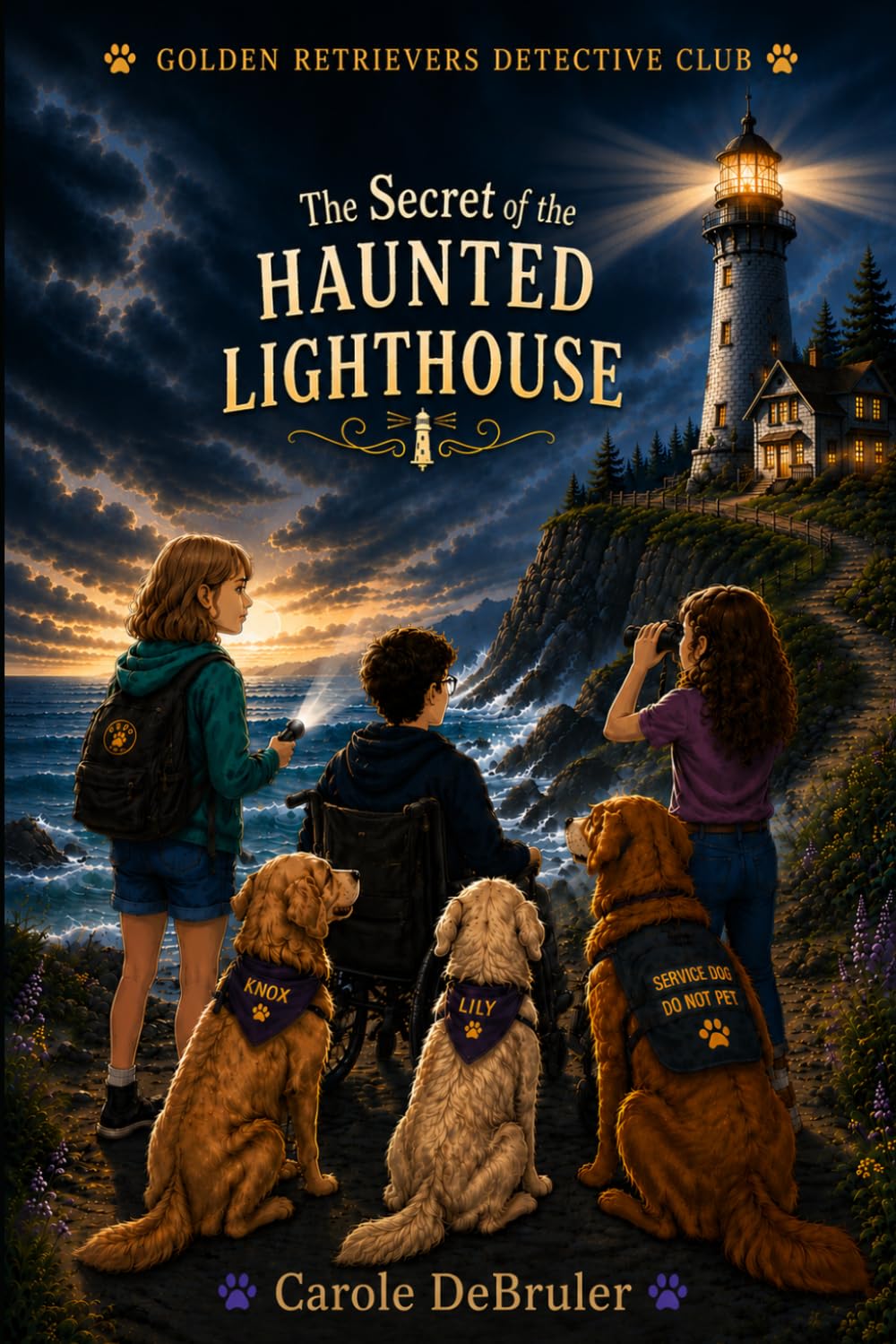 The Secret of the Haunted Lighthouse: The Golden Retrievers Detective Club