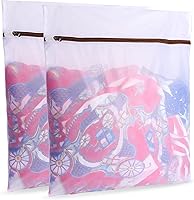 Vista 14 de GOGOODA - Juego de 7 bolsas de malla para lavandería, para prendas delicadas, bolsas para lavar a máquina lencería, ropa sucia, medias, blusa, ropa