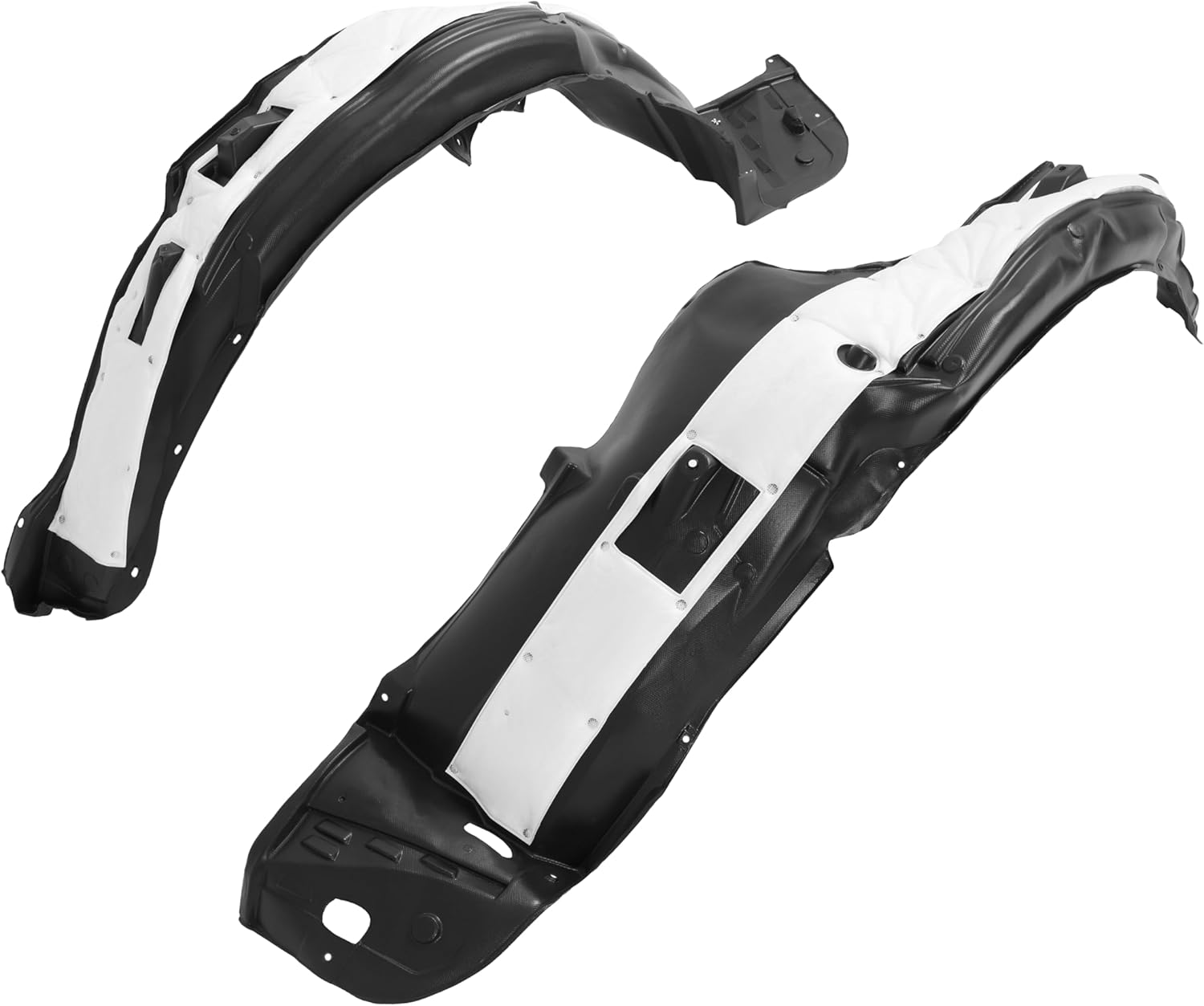 Front Inner Fender Liner Compatible with 2016-2017 Honda Accord Sedan Replacement for HO1248157 HO1249157 74150T2AA01 74100T2AA01 Wheel Liner Splash Shield Splash Guard Driver & Passenger Side