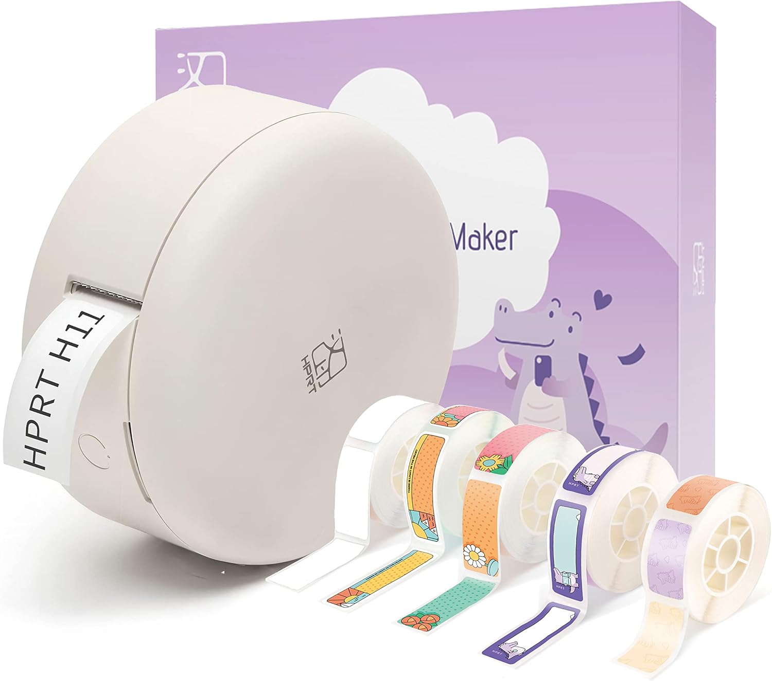 HPRT H11 Label Maker with Tapes, H11 Thermal Mini Label Printer