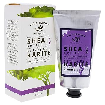 Pre de Provence Beurre De Karite Moisturizing Collection, Shea Butter Enriched Nourishing, Hand Cream, 75ML, Lavender