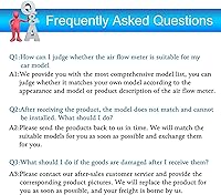 Vista 7 de Mass Air Flow Sensor - MAF Compatible with 99-04 Nissan Frontier; 98-00 Pathfinder; 98-00 Infiniti QX4; 99-02 Mercury Villager & More 3.8L - Replace