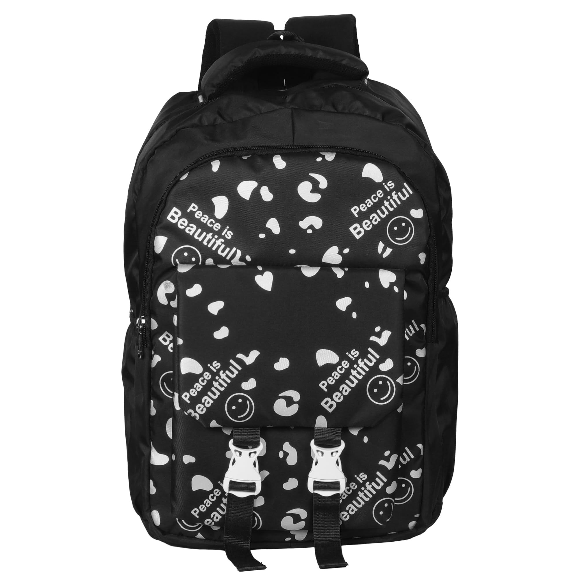 27 Ltrs Polyester Soft Multi-Pockets Laptop College Backpack For Boys & Girls-image-26