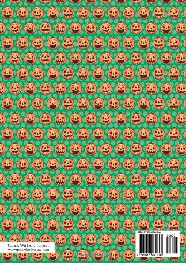 Halloween Notebook - Lined Pages - A4 - Premium: (Green Edition) Fun notebook 192 lined pages (A4 / 8.27x11.69 inches / 21x29.7cm) - Image 2