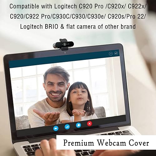 Miniatura 3 de Obturador de lente cubierta de privacidad compatible con Logitech C920 Pro C920xC922xC920C922 ProC930CC930C930e C920sPro 22 Logitech Brio 4K Ultra