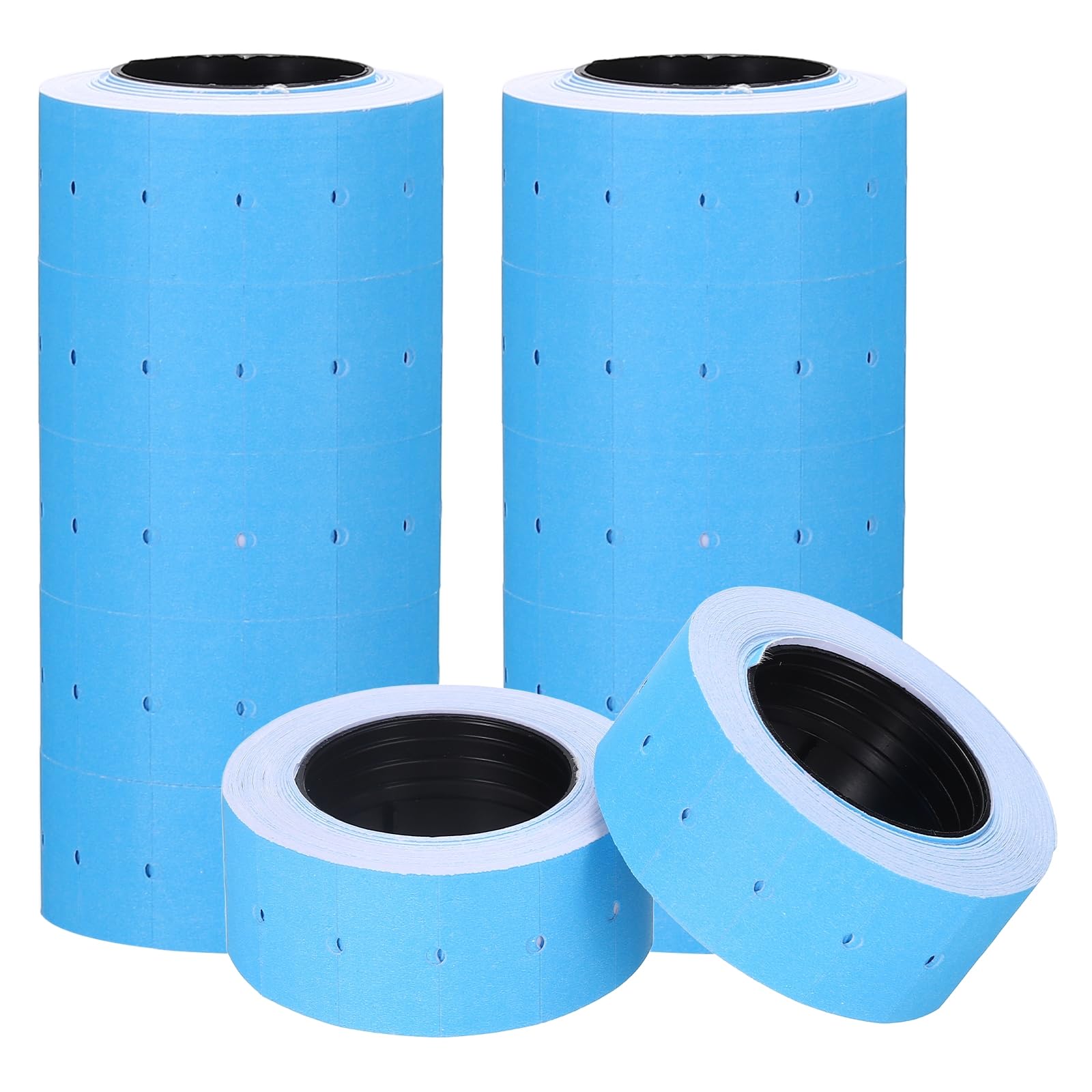 PATIKIL Price Gun Labels for Mx-5500, (10 Roll 6000Pcs, Blue), Sticky Price Marker Label Stickers Blank Tag Stickers, Suit for - Retail Shop Office