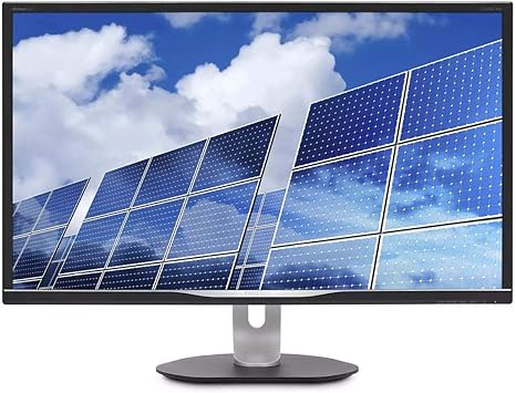 Philips 328B6QJEB 32" Monitor, Quad HD 2K, IPS 128% sRGB, Speakers, USB hub, MultiView, Height Adjustable, VESA, Black