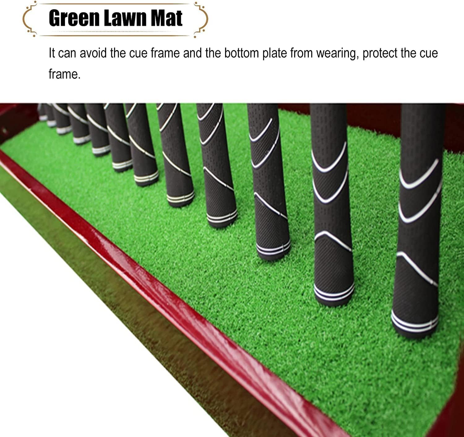 Golf Club Holder Stand for The Green, Golf Club Organiser Rack for Golf Driving Range/Golf Simulator Driving Range/Home Clubs Placement