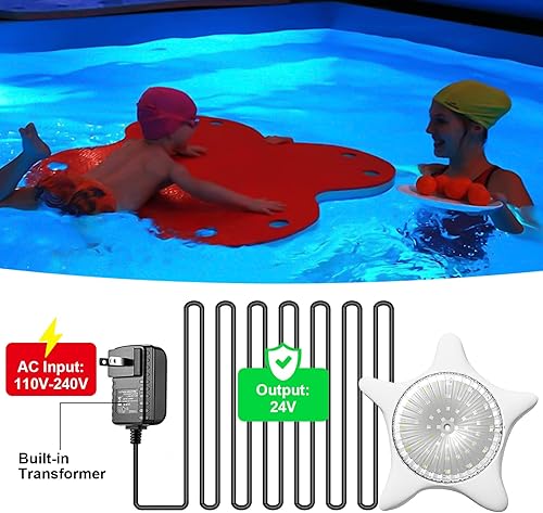 Miniatura 8 de Luces LED de piscina para piscina sobre el suelo - Luces LED sumergibles Ip68 impermeable cambio de color luz con control remoto de aplicación, 15 W