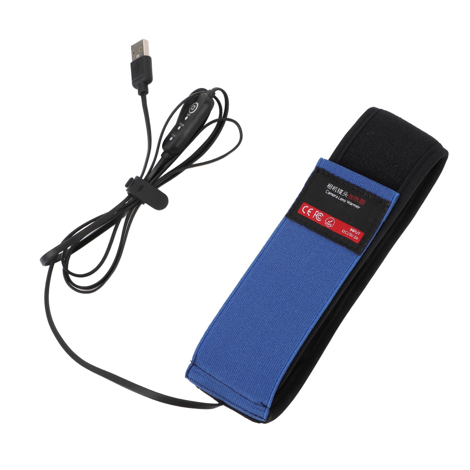 Bande Chauffante à Rosée pour Objectif de Caméra, Chauffage d'Objectif Réglable à 3 Températures, Chauffage au Graphène USB, Largement utilisé pour Les Télescopes (425mm)