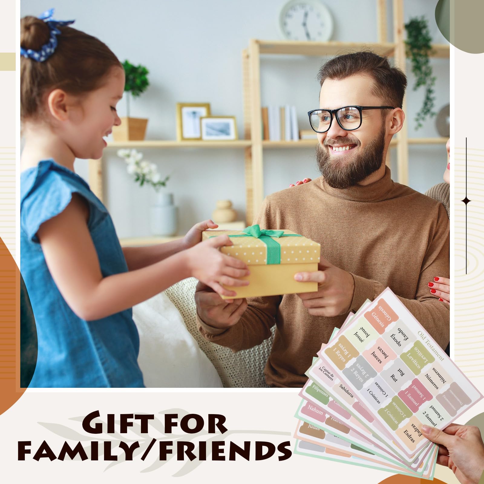 Noveread Pestanas Para Biblia En Espanol Spanish Bible Tabs Earth Tone Bible Book Tabs Catholic for Women and Men, Easy to Read, Apply - Image 6