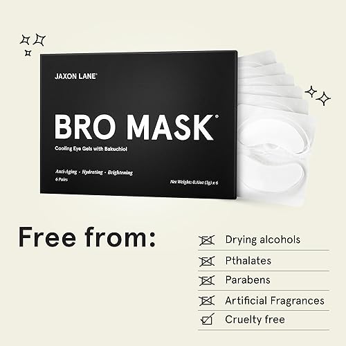 Miniatura 5 de BRO MASK - Almohadillas de gel para debajo de los ojos parches refrescantes para ojeras e hinchazón  Juego de parches de hidrogel antienvejecimiento