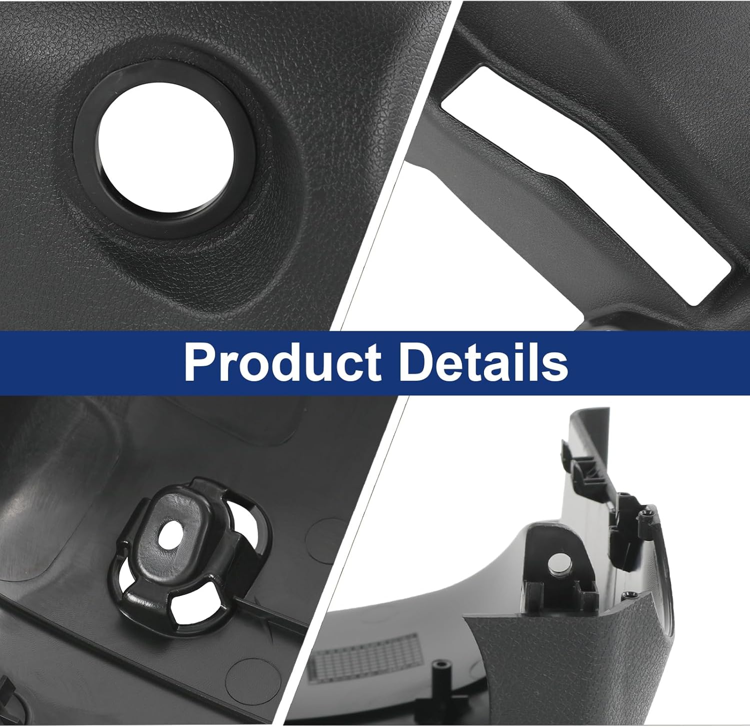 Lower Steering Column Cover Black with Key Start Compatible with KIA Optima 2016-2020 Replaces# 84852-D4000WK