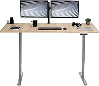 Vista 81 de VIVO DESK-KIT-E2B1B - Escritorio eléctrico de pie con motor doble, ajuste de altura de memoria, serie E2B, marco negro superior negro, DESK-KIT-E2B1B