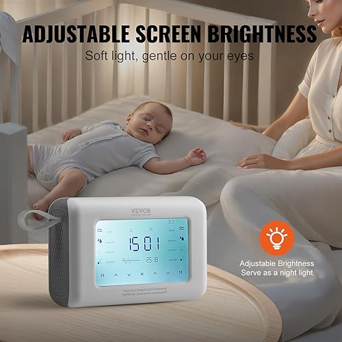 Miniatura 6 de VEVOR Extractor de leche eléctrico, doble ajustable, 4 modos y niveles de 915, extractor de leche de pistón sin dolor, bomba de lactancia materna