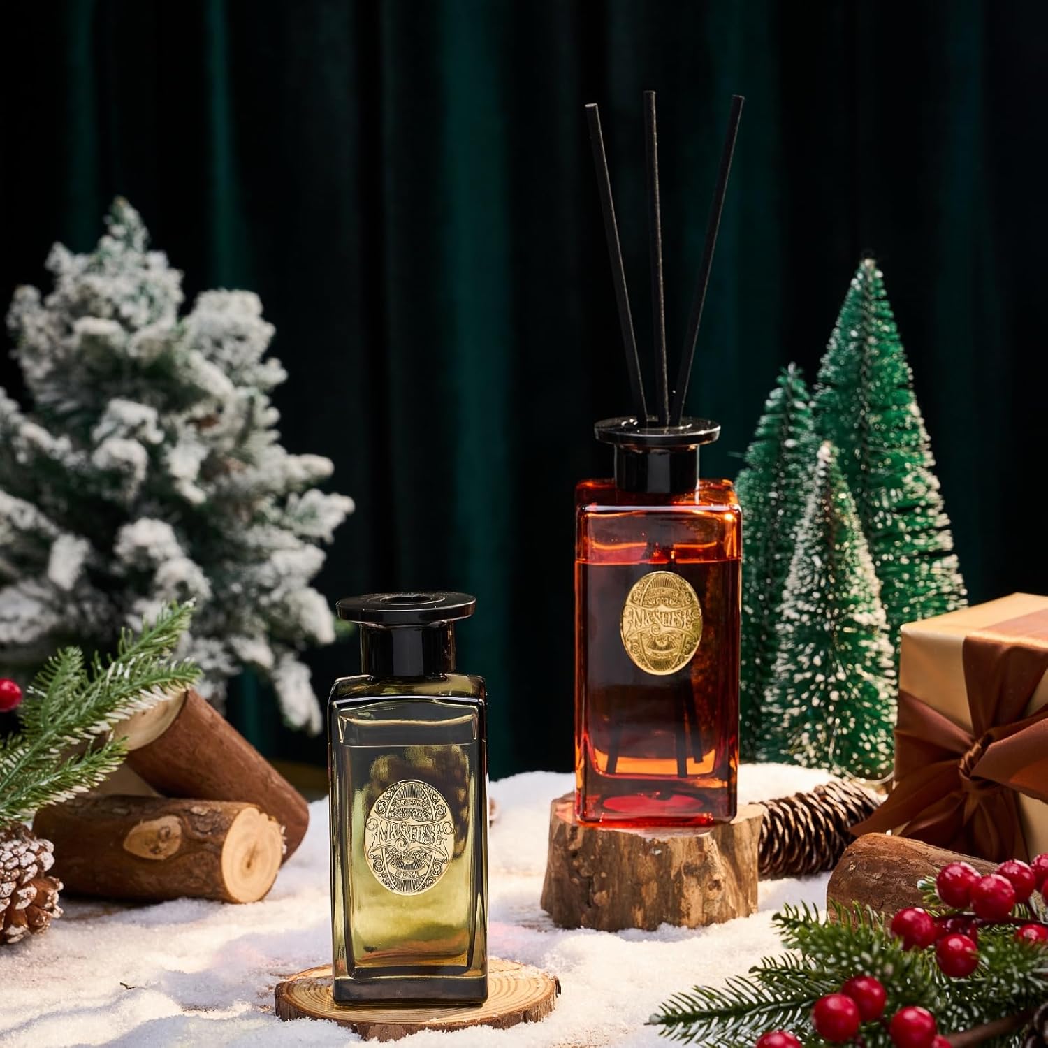 M&SENSE 10.14 oz Large Reed Diffuser Set | Neroli Noir Scent Oil Diffuser with Sticks |Hotel Collection Non-Toxic Essential Oil |for Bedroom Bathroom Living Room - Image 4