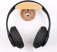 Vista 9 de UKCOCO Soporte de madera maciza para auriculares, soporte de madera, soporte de madera, soporte de madera, soporte para auriculares, soporte