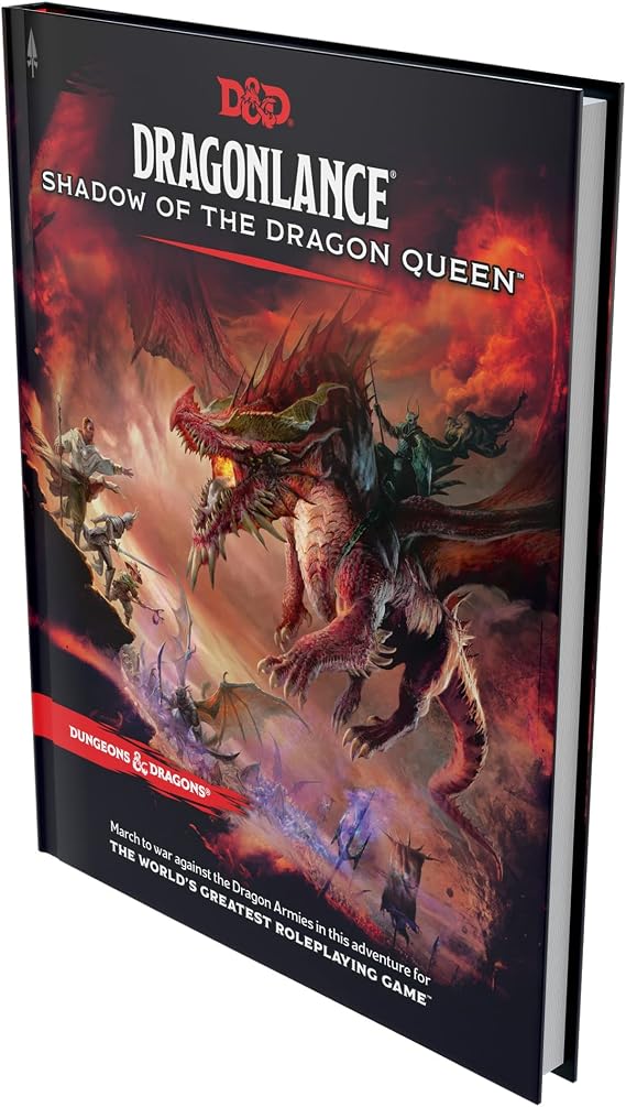 Dungeons & Dragons Dragonlance: Shadow of the Dragon Queen Deluxe Edition (Dand D Adventure, DM Screen Plus Warriors of Krynn Board Game) (D09880000) for Ages 12+, Mult