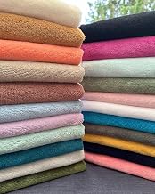 Tissus et Nappes Westeel - Bamboo Micro Terry Cloth Oeko-Tex - per 50 cm - 305 g/m² Width 155 cm (Mustard)